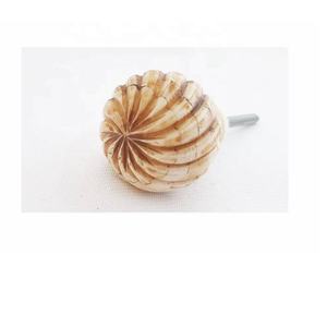 Perilla de bocina redonda hecha a mano para armario, manija de puerta de armario decorativa, perilla de bocina para muebles, perilla de tirador de cajón al por mayor, novedad - Product Image 4