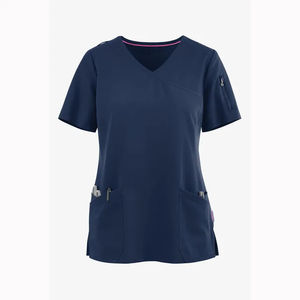 Tenues médicales personnalisées, ensembles de blouses et pantalons de sport pour infirmières, uniformes médicaux en spandex pour hôpitaux - Product Image 6