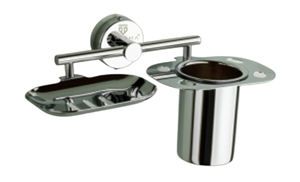 Ensemble porte-savon et gobelet mural en matériau Arion, élégant et durable, pour salles de bain et hôtels modernes et écologiques - Product Image 6