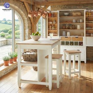 Modern Kitchen Island <b>Cart</b> <b>Wooden</b> Table with Durable and Storage Made in Vietnam - Product Image 2