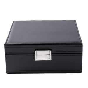 Scatola Portagioie Personalizzabile in Pelle PU con 50 Scomparti, 2 Strati Rimovibili, Grande Specchio e Design Semplice - Product Image 6