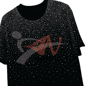 Rhinestone Bling T Shirt Women Men <b>Crystal</b> Diamond Studded Fashion <b>Top</b> Shiny Sparkle Tee Streetwear Party Wear Custom Logo OEM - Product Image 3