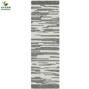 Tapis en laine faits à la main, doux et décoratifs, pour salon, chambre et maisons modernes - Product Image 4