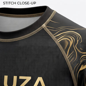 Custom Logo Short Rash Guard Swimwear Unisex 100% Cotton Quick Dry UPF 50+ <b>Compression</b> Shirts BJJ MMA Grappling Jersey - Product Image 6