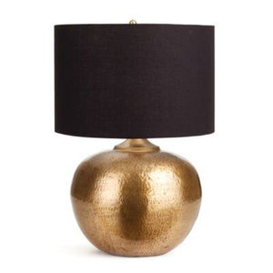 Hot Selling Modern Brass Hammered <b>Table</b> <b>Lamp</b> With <b>Black</b> <b>Shade</b> <b>For</b> Home Decor Luxury Indoor Lighting Fixture <b>Table</b> <b>Lamps</b> <b>For</b> Sale - Product Image 1