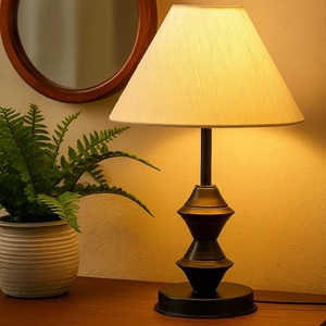 Tropical <b>Pineapple</b> Metal Table Lamp with Black Fabric Shade Gold Finish Textured Base Decorative Accent <b>Lighting</b> - Product Image 5