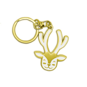 Porte-clés personnalisé en alliage de zinc avec breloque ours, alphabet anglais, style vintage, dessin animé - Product Image 6