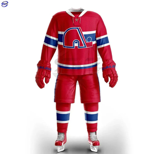 Custom Men's <b>Ice</b> Hockey Hoodie Jersey with Lace-Up V-Neck Personalized <b>Ice</b> Hockey Uniform Printed Design for Team and <b>Fans</b> - Product Image 1