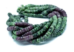 Cuentas de Zoisita Rubí Talladas en Forma de Rueda, Facetadas, de 6-7mm, Hilos de 16 Pulgadas, Gema Natural para Fabricación de Joyas a Precio Mayorista - Product Image 6