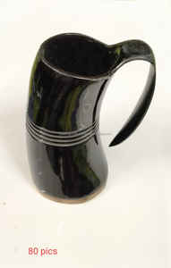 แก้วน้ำทรงเขาสัตว์ไวกิ้ง คุณภาพพรีเมียม เป็นมิตรกับสิ่งแวดล้อม งานแฮนด์เมดจากวัสดุธรรมชาติ ขนาดสั่งทำได้ แก้วเบียร์ลายสัตว์ ของขวัญงานแต่งงาน - Product Image 6