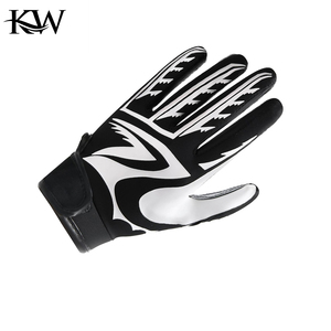 Guantes de Fútbol Americano con Acolchado Adhesivo y Características Antideslizantes, Impermeables, Elásticos, con Correa Ajustable para la Muñeca, para Rugby en Interiores - Product Image 4