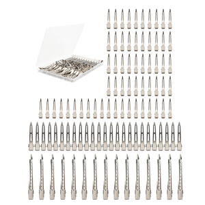 Meilleur produit en gros : Ensemble de pinces à cheveux en métal argenté pour la coiffure professionnelle, pinces bec de canard pour boucles avec boîte de rangement transparente - Product Image 1