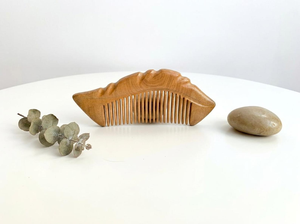 Peigne à cheveux en bois biologique, anti-casse, anti-statique, outil de coiffage pour femmes, hommes et enfants, de qualité supérieure - Product Image 6