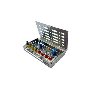 Juego de Instrumentos Quirúrgicos Dentales Ergonómicos Manuales Universales de Acero Inoxidable para Implantes, Fresas para Densificación Ósea, CE B - Product Image 4