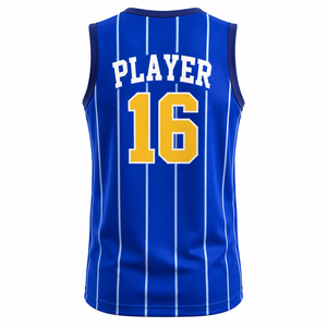 Camiseta de Voleibol Personalizada con Patrón Geométrico Sublimado, Unisex, Sin Mangas, Cuello Redondo, Transpirable, de Secado Rápido - Product Image 2