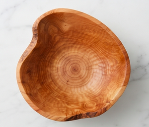 Tazón de Madera de Olivo Hecho a Mano, Pulido, con Vetas Naturales, Plato para Servir, Estilo Rústico, Decoración de Cocina y Vajilla - Product Image 2