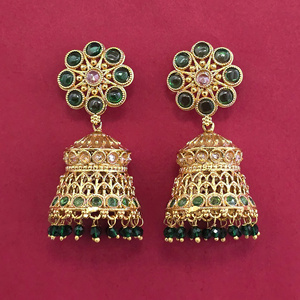 Buy Online Export Quality Antique Jhumki with Gold Plating 233106 - Product Image 6
