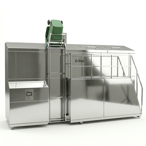 Biodigestor de 10t sin Costuras para Reciclaje de Residuos Alimentarios con Motor de Acero Inoxidable, Inodoro, para Supermercados - Product Image 6