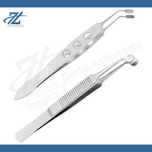 Pinzas Profesionales de Acero Inoxidable para Volumen de Pestañas, Punta Redondeada, Precisión, Ecológicas, Duraderas, con Logotipo Personalizado, Herramienta de Belleza - Product Image 4