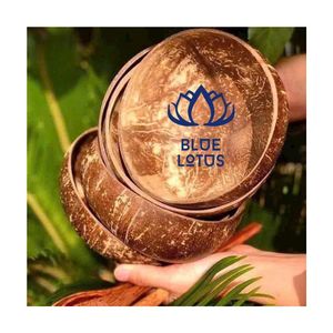 Bol en noix de coco 2026, matériau écologique et propre, idéal pour servir des smoothies et une présentation élégante en cuisine – Vente Flash - Product Image 1