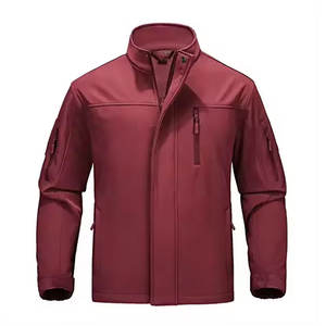 Veste softshell à capuche en polyester pour homme, veste de course personnalisée, imperméable, pour femme, manteau d'hiver, vestes de sport décontractées - Product Image 2