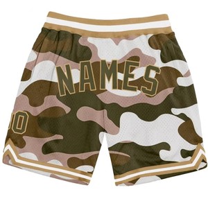 Shorts pour hommes <span class=keywords><strong>camouflage</strong></span> personnalisé, respirants, taille élastique, impression par sublimation, streetwear décontracté, vêtements de <span class=keywords><strong>sport</strong></span>, motif vert et blanc - Product Image 3