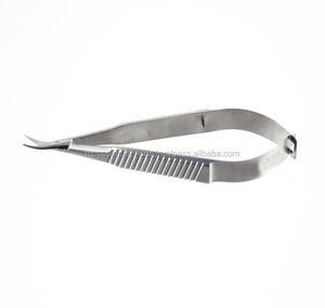 Micro-ciseaux Yasargil de qualité supérieure en acier inoxydable réutilisable, forme baïonnette, instruments de microchirurgie de qualité supérieure - Product Image 5