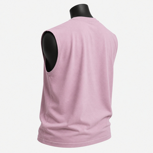 Camiseta sin Mangas para Hombre, 100% Algodón, Cuello Redondo, Estilo Deportivo, para Gimnasio, Entrenamiento, Marca ANCHOR CLOTHING COMPANY - Product Image 5