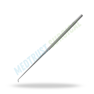 Gancho nervioso fino de 21 cm, instrumento quirúrgico para la columna vertebral, para disección de raíces nerviosas lumbares y cervicales - Product Image 3