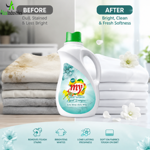 Detergente Líquido Concentrado para Ropa |   Fórmula para el Cuidado de Telas Blancas Brillantes con Limpieza Profunda, Fragancia Fresca y Solución para el Cuidado de Manchas - Product Image 4