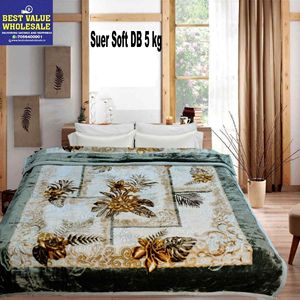 Luxury 5 KG Soft Warm <b>Winter</b> Raschel Blanket 100% Polyester Supersoft Mink for Home & Hotel Use Customizable Logo - Product Image 4