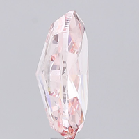 Diamant ovale de laboratoire 1 carat, rose vif fantaisie, VS1, polissage excellent, certifié IGI, diamant CVD en vrac pour bijoux sur mesure