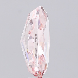 Diamant ovale de laboratoire 1 carat, rose vif fantaisie, VS1, polissage excellent, certifié IGI, diamant CVD en vrac pour bijoux sur mesure - Product Image 5