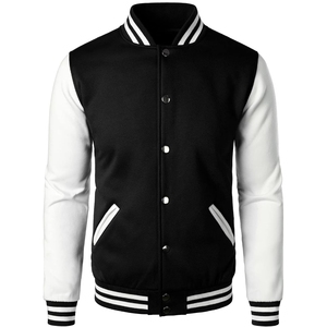 Letters Stitch Casual Style Patchwork Fashion Design Baseball College Sporty Jacket in High Quality Varsity Jacket - Product Image 1