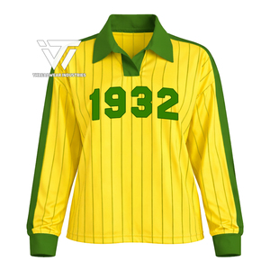 Camisa de Rugby a Rayas de Manga Larga Estilo Vintage de la Hermandad Griega Chi Eta Phi XHP, Artículos Griegos al por Mayor - Product Image 1