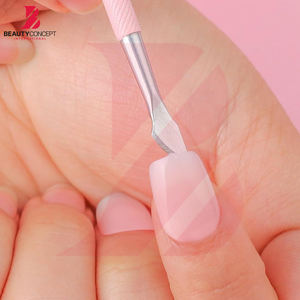 Produit tendance : Pousse-cuticules double tête avec manche rose en acier inoxydable pour le modelage, le nettoyage et la préparation des ongles - Product Image 6
