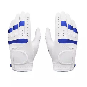 Gants de golf en cuir Cabretta de qualité supérieure pour droitiers, logo personnalisé, haut de gamme, respirants, pour sports de plein air, avec fermeture éclair - Product Image 3