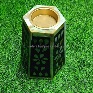 Quemador de incienso de nácar hecho a mano, mabkhara árabe de lujo, regalo para Ramadán y Eid - Product Image 1