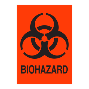 Étiquettes adhésives permanentes Brady pour les risques biologiques, pour la sécurité des laboratoires et des hôpitaux - Product Image 2