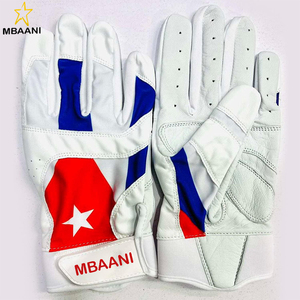 Baseball and Softball Batting Gloves – Rip and Tear Resistant – Reinforced Crotch, <b>Padded</b> Protection, Adjustable Sizes - Product Image 2