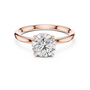 แหวนเงินแท้ 925 ประดับเพชรโมอิสซาไนต์ทรงกลม ขายส่งจากผู้ผลิตเครื่องประดับชั้นดี รับผลิตตามแบบ OEM - Product Image 1
