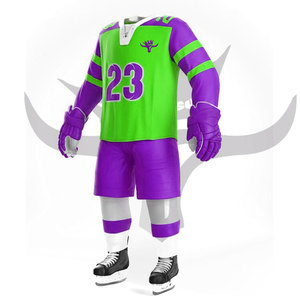 Prix de gros pour les ensembles d'uniformes de hockey sur glace, ensembles d'uniformes de hockey sur glace les plus vendus, ensembles d'uniformes de hockey sur glace sur mesure - Product Image 2