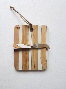 Premium Design Wood Resin Chopping Board Resin Inlay Chopping Board Wooden Cheese Board Cheese Board At Factory wholesale Price - Product Image 4