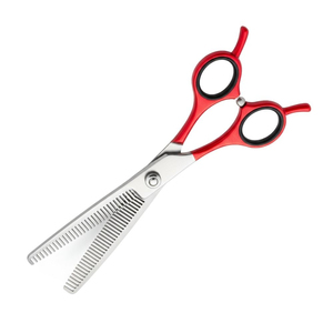 SOLID Soft Handle Hair Thinning Scissors Stainless Steel <b>Shears</b> Salon Barber Layer Blending Hairdressing <b>Tools</b> Thinning Scissors - Product Image 3