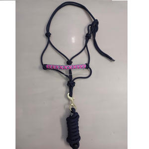 Licol de cheval à selle anglaise réglable plomb Durable PP équipement de pointe de corde personnalisé fort licou d'équitation - Product Image 3