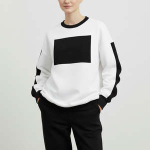 Nouveauté 2026 – Sweat à capuche 100 % coton pour femme, logo personnalisé imprimé, streetwear, coupe oversize, épaules tombantes, pour l'hiver - Product Image 6