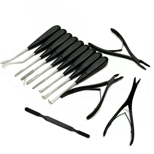 Instruments de rhinoplastie Surginexa de haute qualité, 13 pièces, en plastique noir, pour chirurgie nasale - Product Image 3