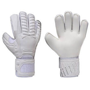 Wholesale Professional Leather Goalkeeper Gloves Full <b>Finger</b> Waterproof Adjustable Wrist <b>Strap</b> Outdoor Adults Youth Super Soft - Product Image 4