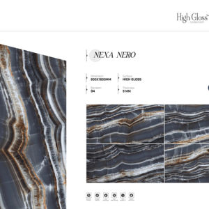 Carreaux de porcelaine Elite Gloss Surface 800x1600 1200x1800 750x1500mm, conçus pour les développements de luxe et les intérieurs contemporains - Product Image 1