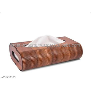 Creative Wooden Napkin Dispenser Box Printed Top Design Decorative <b>Tissue</b> <b>Holder</b> for Tabletop Shelf <b>Kitchen</b> Home Decor - Product Image 3